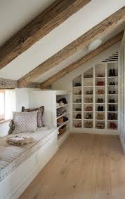 Attic Closet With Sloped Ceiling