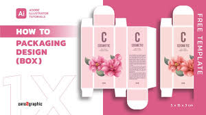 create packaging design cosmetic box