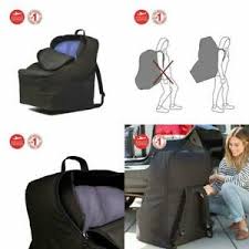 Details About J L Childress Ultimate Backpack Padded Car Seat Travel Bag Black
