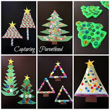 christmas tree arts crafts for kids