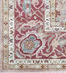 exquisite turkish knotted wool area rug