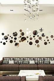 Wall Decals With Reflective Mirror Like
