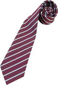 Maroon And White School Tie gambar png