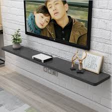 Solid Wood Tv Wall Shelf Living Room Tv