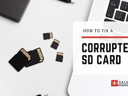 how to fix a corrupted sd card without