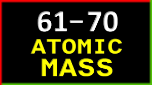 atomic m atomic weight