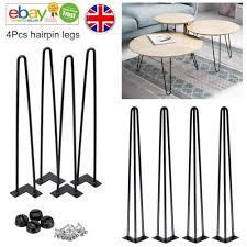 4pcs Hairpin Table Desk Bench Legs
