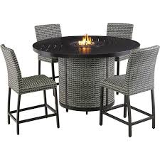 Agio Weston 5 Piece Wicker Outdoor