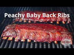 peachy baby back ribs you