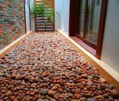 outdoor river pebble for landscaping