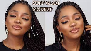 soft glam makeup tutorial for brown