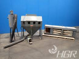 used trinco blast cabinet system hgr