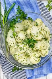 french potato salad no mayo panning