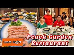 peach garden lunch buffet promotion at