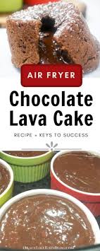 air fryer chocolate lava cake grace