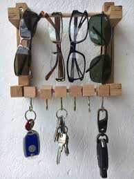 Sunglasses Holder And Key Rack Wall