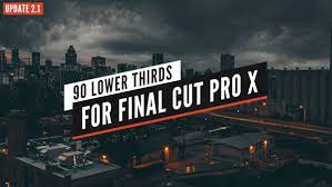 Using this template you will save your time and get a great result! 90 Final Cut X Lower Thirds Pack By Laurentiudorin Videohive