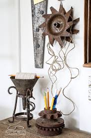 Rusty Tool Themed Work Station