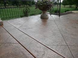Stamped Concrete And Stained Concrete