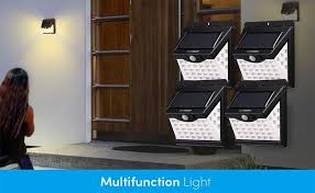 4 Pack 40 Led Solar Motion Sensor