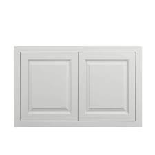Our countertop will be 24 deep so i am confused if we should stay with the standard 12 deep wall cabinets. 36 Wide 24 Deep Vintage White Inset Raised Panel Refrigerator Wall Cabinet