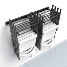 Lifetime Wall Mounted Chair Rack And 8