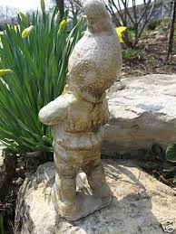Fabulous Antique Concrete Garden Gnome