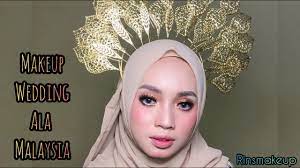 tutorial makeup wedding ala msia by