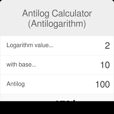 Antilog Calculator Antilogarithm