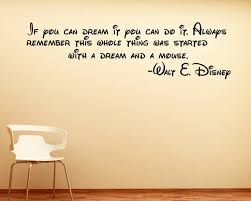 Disney Wall Sticker Quote Decal