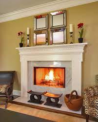 Beautiful Stone Slab Fireplace Surrounds