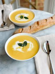 creamy ernut squash soup with