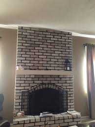 Ideas For White Washed Brick Fireplace