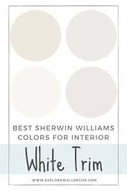 Best Sherwin Williams White Paint Color