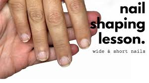 short nails nail shaping lesson