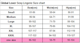 Size Chart M Global Lover Com
