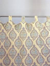 french country curtain pale yellow