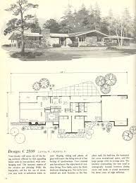 Vintage House Plans 2330 Mid Century