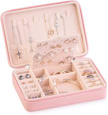travel jewelry organizer box double