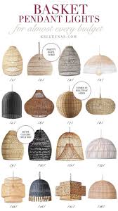 The Best Affordable Woven Basket Pendant Lights For The