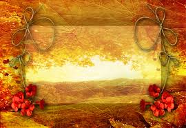 Autumn Leaf Frame Backgrounds For Powerpoint Nature Ppt