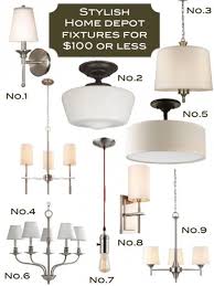 Lights and is a wide variety of lighting shop this 4light extralarge semi flush mount lights the eye if your home decor dining room light bulbs are available. Home Depot Lighting Fixtures Under 100 Effortless Style Blog Home Lighting Home Depot Home