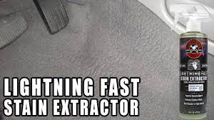 lightning fast carpet stain extractor
