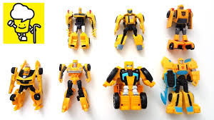 Vlseek remote control transform car, rc robot rechargeable 360°rotating stunt 1:18 deformation racing car toy with cool sound & light, one button deformation into robot, gift for kids children. Mini Bumblebee Transformer Robot Truck Toys Robots In Disguise Bumblebee Movie Youtube