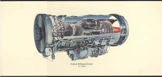 Pratt Whitney Aircraft Tf30 Turbofan Jet Engine Cutaway