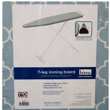 Ironing directly onto table top surfaces and kitchen counters is not only impractical but thoroughly dangerous. Homz T Leg Ironing Board With Retractable Iron Rest Shop Ironing At H E B