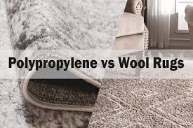 polypropylene rugs vs wool comparison