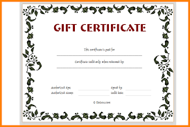 8 Gift Certificate Free Templates Word Pear Tree Digital