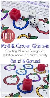 This activity can be easily adapted depending upon the ability of the children you are working with. Free Cover That Number Dice Game