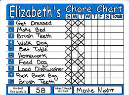 Chore Chart Dry Erase With Goal Reward Customizable Board With Magnetic Strip